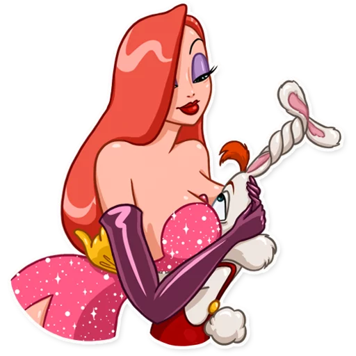 🤗 Стикер «Jessica Rabbit» для Telegram