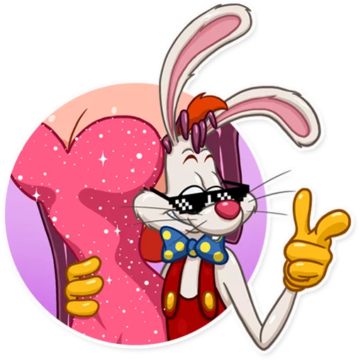 😎 Стикер «Jessica Rabbit» для Telegram