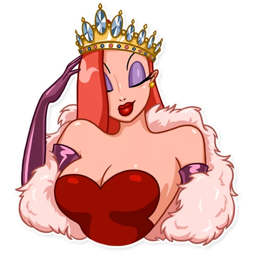 👑 Стикер «Jessica Rabbit» для Telegram