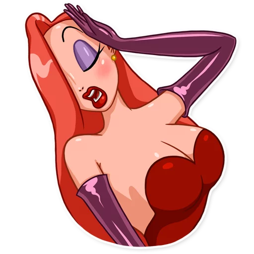 🤕 Стикер «Jessica Rabbit» для Telegram