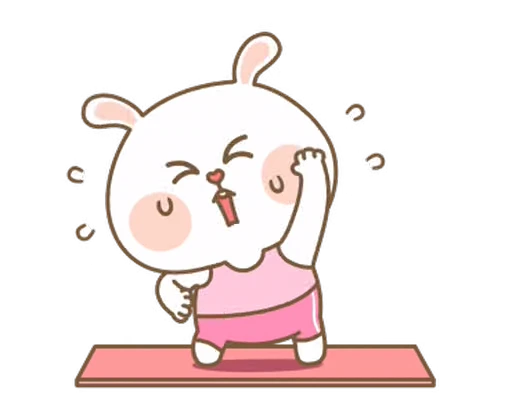 🏃‍♀️ Стикер «Rabbit Love» для Telegram