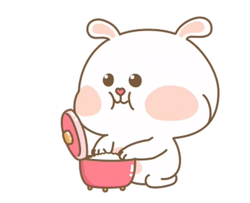 😋 Стикер «Rabbit Love» для Telegram