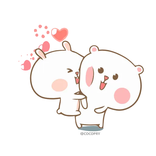 😘 Стикер «Rabbit Love» для Telegram