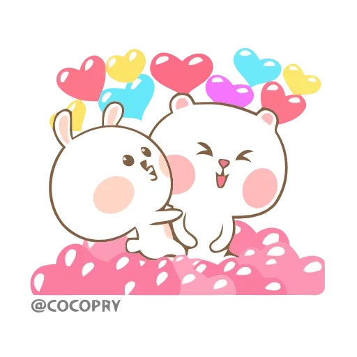 💋 Стикер «Rabbit Love» для Telegram