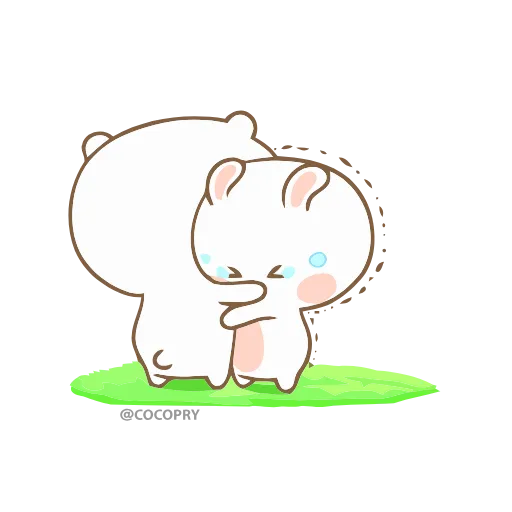 😭 Стикер «Rabbit Love» для Telegram