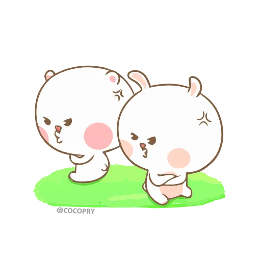 😡 Стикер «Rabbit Love» для Telegram