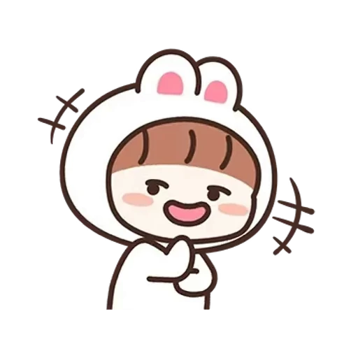 😆 Стикер «Rabbit Love 3» для Telegram