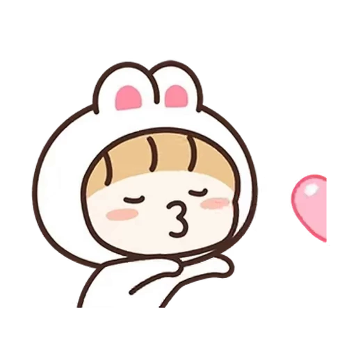 😘 Стикер «Rabbit Love 3» для Telegram