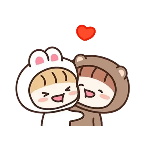 😍 Стикер «Rabbit Love 3» для Telegram