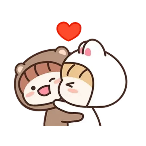 💋 Стикер «Rabbit Love 3» для Telegram
