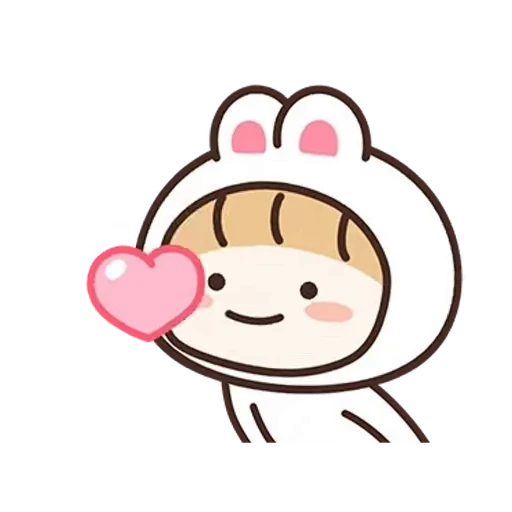 😘 Стикер «Rabbit Love 3» для Telegram