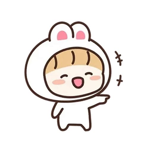 😆 Стикер «Rabbit Love 3» для Telegram