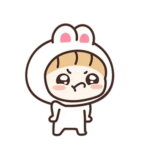 😤 Стикер «Rabbit Love 3» для Telegram