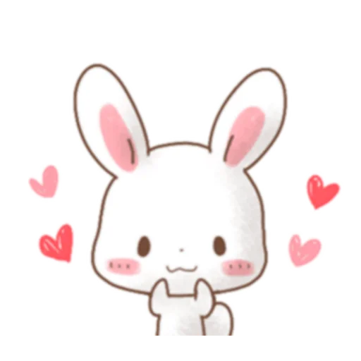 💕 Стикер «Rabbit and Bears love» для Telegram