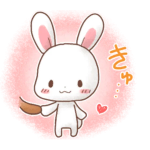 💕 Стикер «Rabbit and Bears love» для Telegram