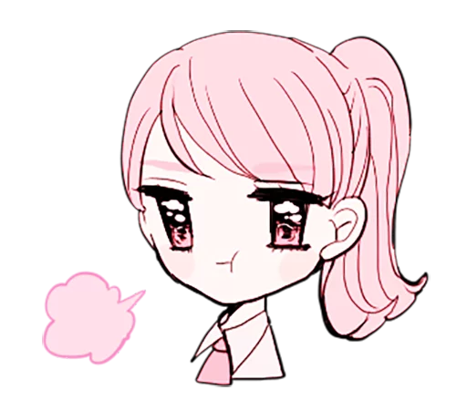 😤 Стикер «rabbits and girls pink» для Telegram