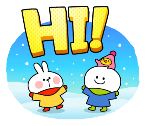Стикерпак Spoiled Rabbits Winter для Telegram — скачать