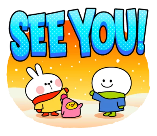 👋 Стикер «Spoiled Rabbits Winter» для Telegram