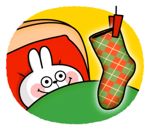 😨 Стикер «Spoiled Rabbits Winter» для Telegram