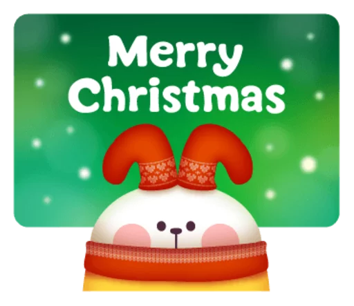 🎄 Стикер «Spoiled Rabbits Winter» для Telegram