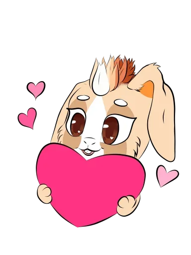 Стикерпак Rabbit Time для Telegram