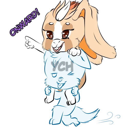😗 Стикер «Rabbit Time» для Telegram