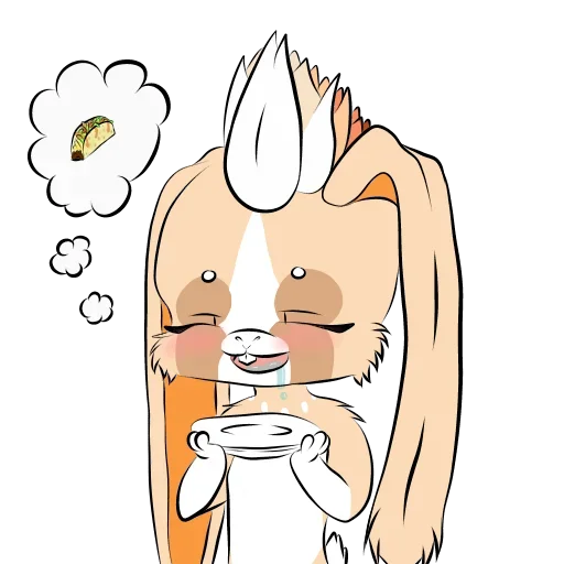 😙 Стикер «Rabbit Time» для Telegram