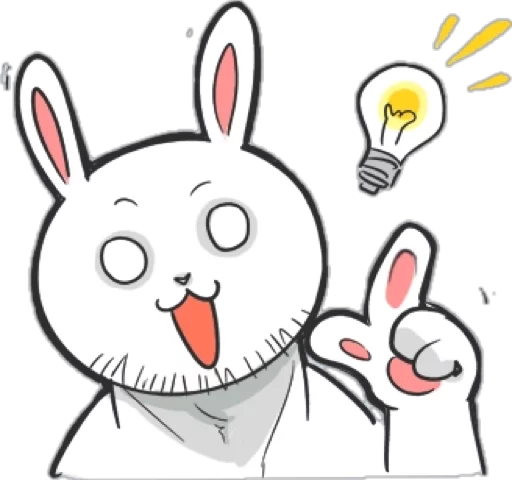 😀 Стикер «Rabbo the Muscle Rabbit» для Telegram
