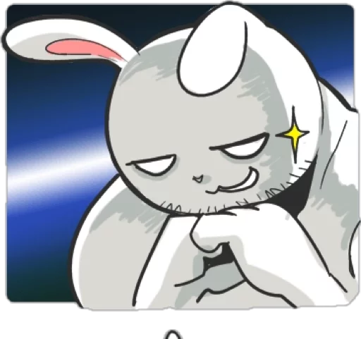 😏 Стикер «Rabbo the Muscle Rabbit» для Telegram