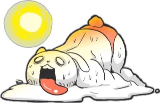 😖 Стикер «Rabbo the Muscle Rabbit» для Telegram