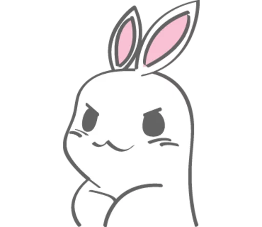 😤 Стикер «Rabitto-tuki» для Telegram