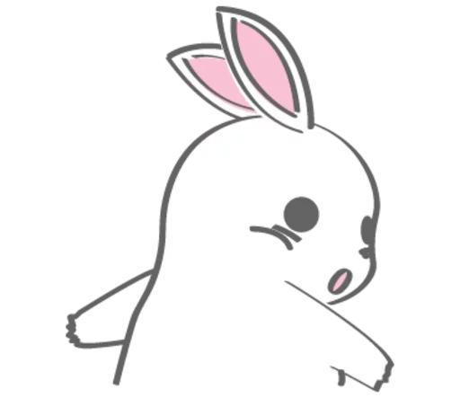 😔 Стикер «Rabitto-tuki» для Telegram