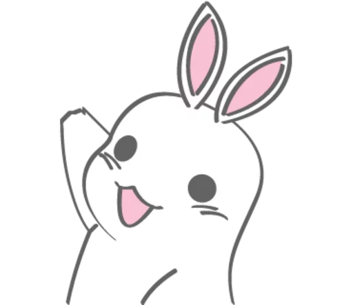 👋 Стикер «Rabitto-tuki» для Telegram