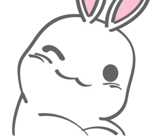 😉 Стикер «Rabitto-tuki» для Telegram
