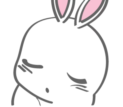 😴 Стикер «Rabitto-tuki» для Telegram