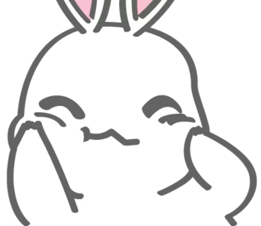 🤗 Стикер «Rabitto-tuki» для Telegram