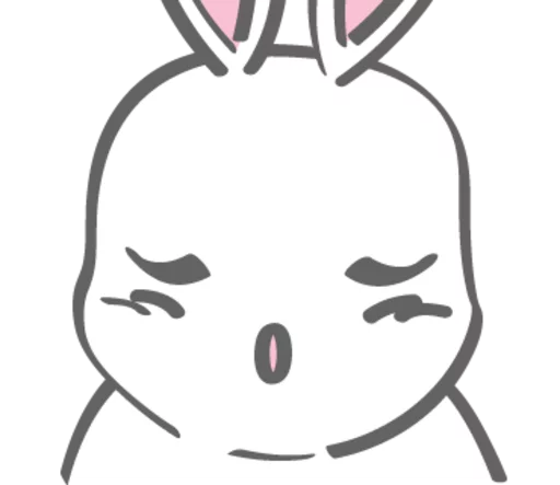 😪 Стикер «Rabitto-tuki» для Telegram