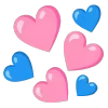 Стикер 6 🥰 Набор эмоджи со смайликами в виде енота