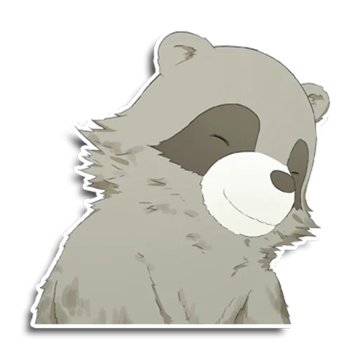 ☺️ Стикер «Енот Аман» для Telegram