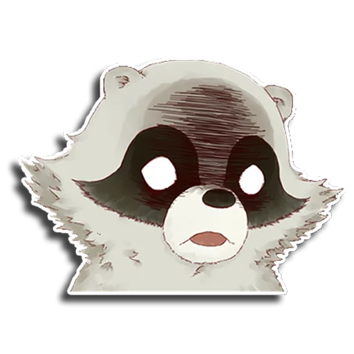 😟 Стикер «Енот Аман» для Telegram