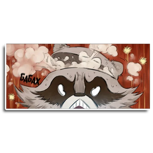 💣 Стикер «Енот Аман» для Telegram