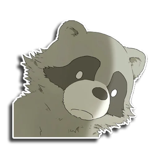 😕 Стикер «Енот Аман» для Telegram