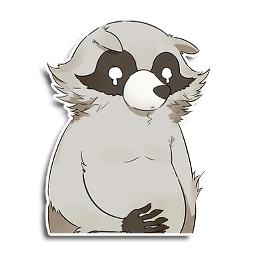 🫃 Стикер «Енот Аман» для Telegram