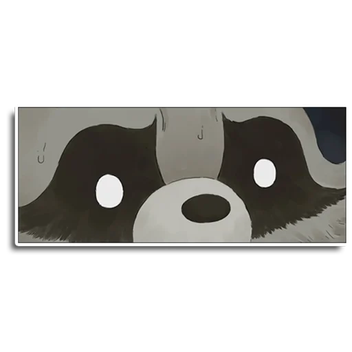 😥 Стикер «Енот Аман» для Telegram