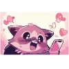 😚 Эмодзи «Енот Дабси» для Telegram