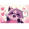😍 Эмодзи «Енот Дабси» для Telegram
