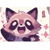 😛 Эмодзи «Енот Дабси» для Telegram