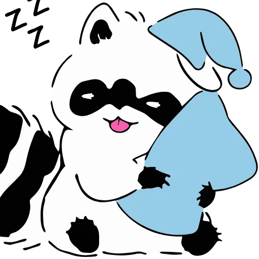 😴 Эмодзи «От енота о Р??оте» для Telegram