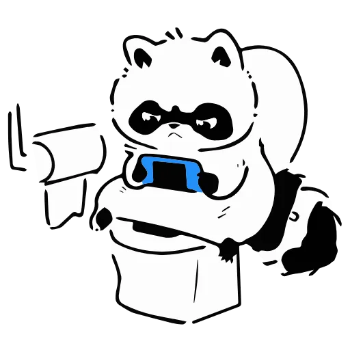 😎 Эмодзи «От енота о Р??оте» для Telegram