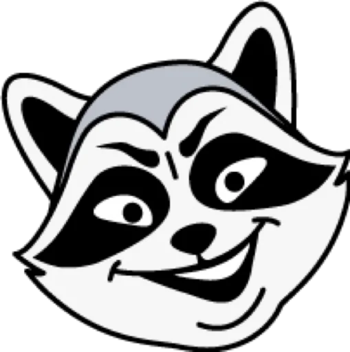 🤨 Стикер «raccoon» для Telegram